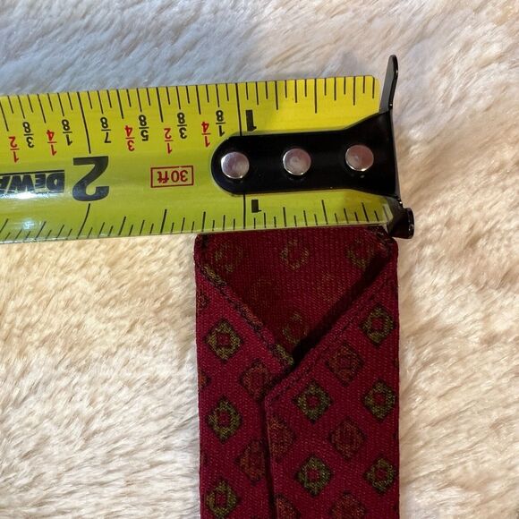 Vintage Jacobson's English AllWool Hand Blocked Extra Narrow Tie 1687 50.5x1.25 - Picture 4 of 4